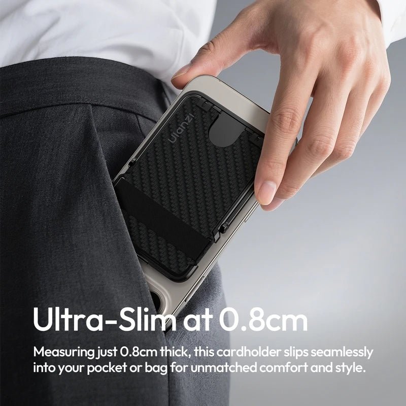 Ulanzi ML25 MagLock Cardholder Phone Stand for iPhone - Portable Magnetic Ring Holder accesories