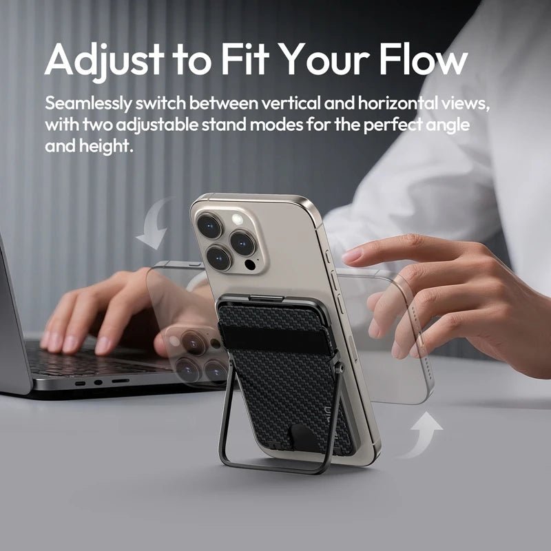 Ulanzi ML25 MagLock Cardholder Phone Stand for iPhone - Portable Magnetic Ring Holder accesories