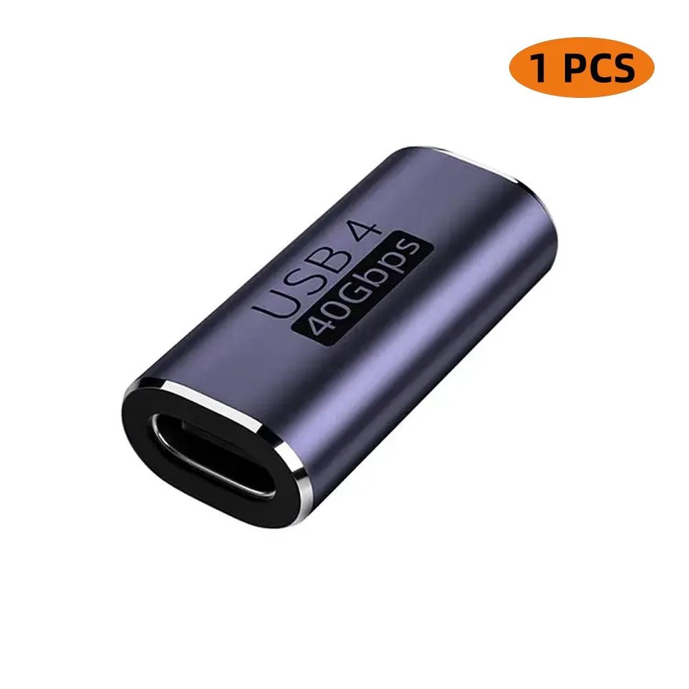 Thunderbolt3 Type C Female-Female Coupler Adapter - Super Fast 40Gbps Data Transfer - Visión Creativa 