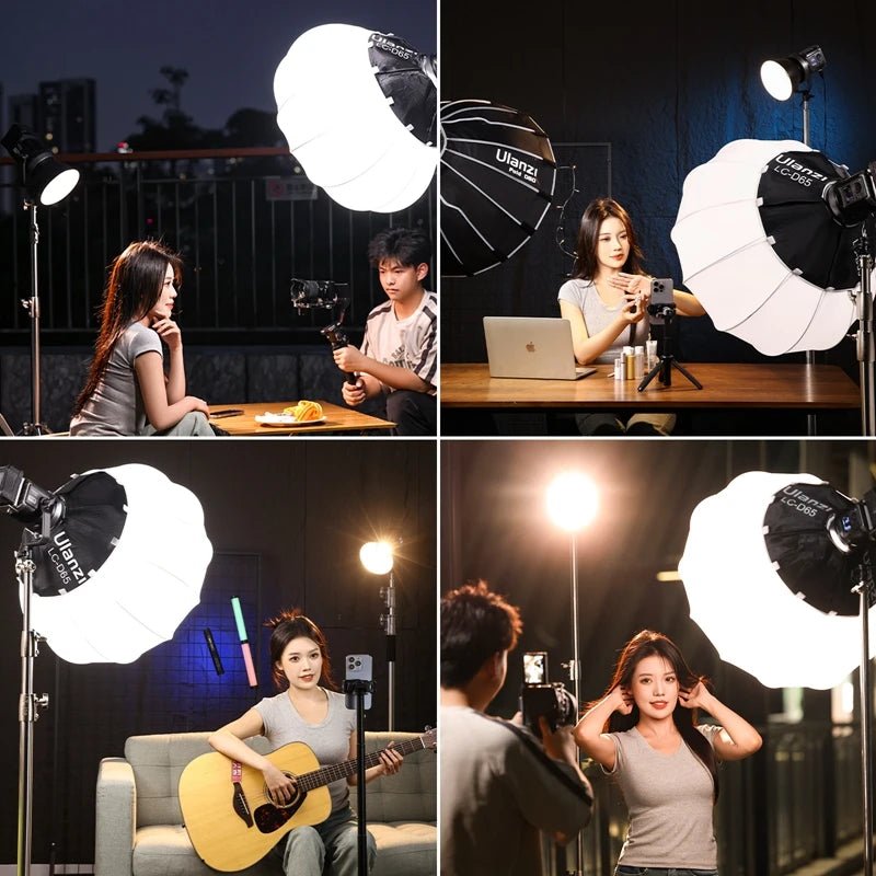 Ulanzi VL-120Bi 120W V-Mount LED Video Light - Livestreaming Essential - Visión Creativa 