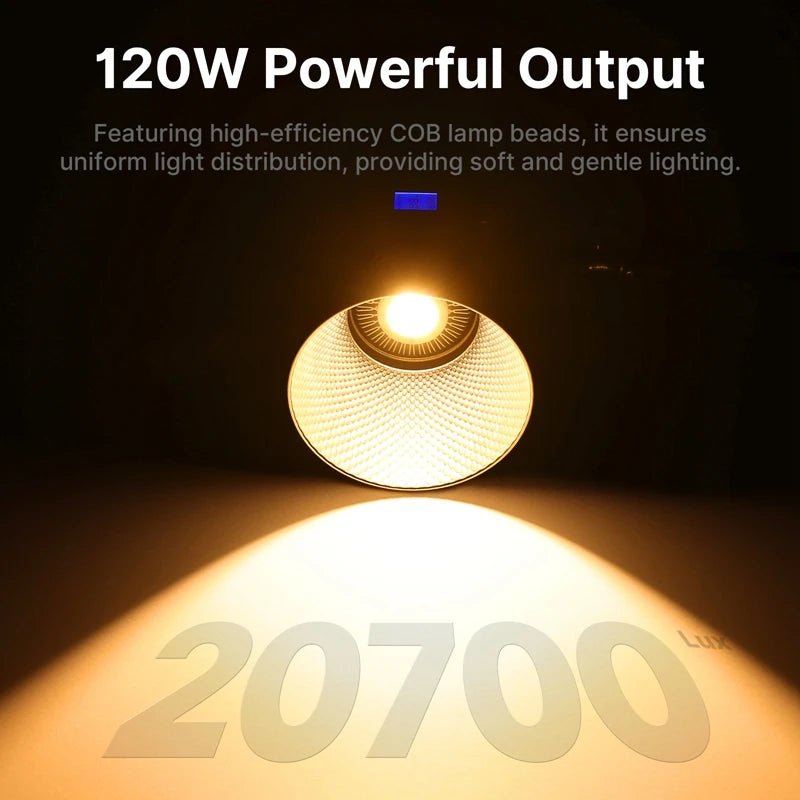 Ulanzi VL-120Bi 120W V-Mount LED Video Light - Livestreaming Essential - Visión Creativa 