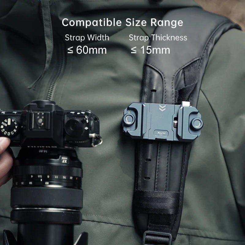 XQD1 Camera Capture Clip Arca Swiss Quick Release Plate Clamp Quick Switch Tripod Slider Mount Adapter - Visión Creativa 