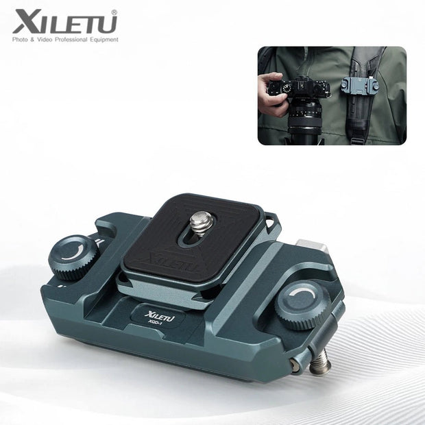 XQD1 Camera Capture Clip Arca Swiss Quick Release Plate Clamp Quick Switch Tripod Slider Mount Adapter - Visión Creativa 
