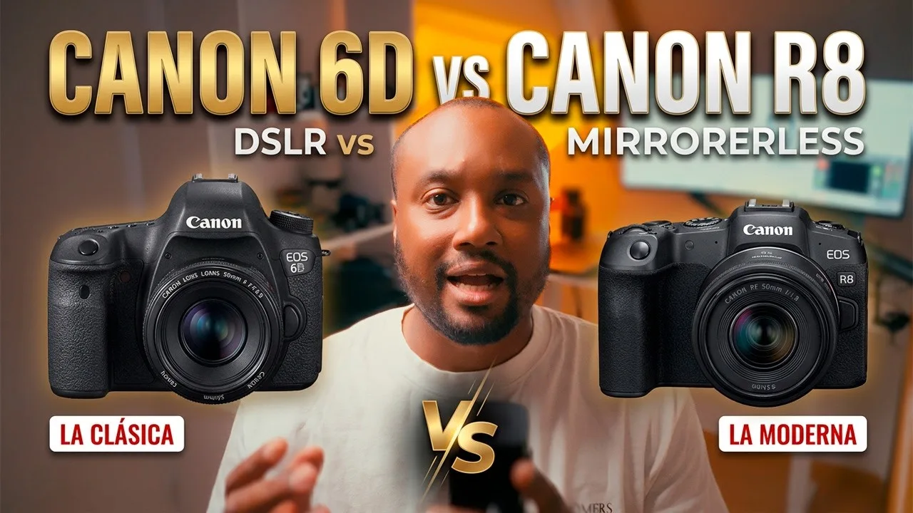 Canon 6D vs R8: ¿réflex legendaria o mirrorless moderna?
